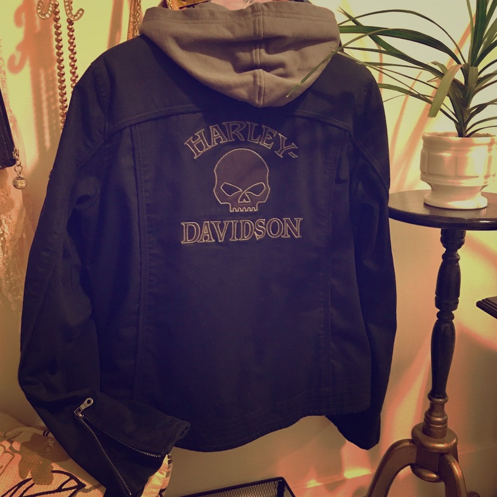 Women’s Harley-Davidson Black Denim Jacket